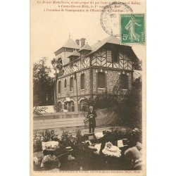 27 CORNEVILLE SUR RISLE. Hostellerie du Carillon 1907 avec l'auteur Fernand Halley