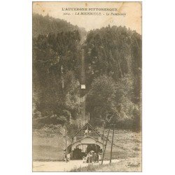 carte postale ancienne 63 LA BOURBOULE. Le Funiculaire 1934