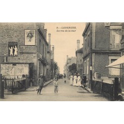 14 LANGRUNE. Passage à niveau Rue de la Mer 1919