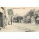 14 MALADRERIE. La Poste et Cafés sur Place vers 1907