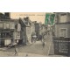 14 SAINT-PIERRE-SUR-DIVES. Pâtisserie Dusoir et mercerie Cousin rue de Lisieux 1913