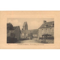 14 SAINT-PIERRE-LA-VIEILLE. Vue du Bourg route de Condé 1918