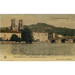 54 PONT-A-MOUSSON. Le Pont Côte de Mousson 1911