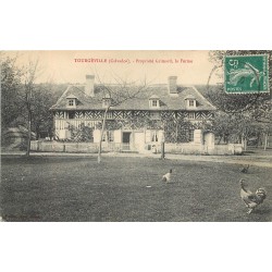 14 TOURGEVILLE. La Ferme propriété Grimard 1910