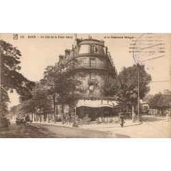 21 DIJON. Brasserie "La Rotonde" Place Darcy et boulevard Sévigné 1919