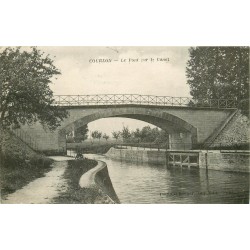 89 COURLON. Le Pont sur le Canal 1922