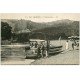 carte postale ancienne 63 LAC CHAMBON. Touristes à l'Embarcadère 1938