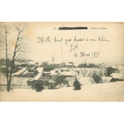 68 LARGUITZEN. L'Hiver en Alsace avec Militaire 1917