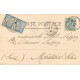 73 CHAMBERY. Ecole de Garçons Place Caffe. Timbres Taxe 1904