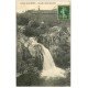 carte postale ancienne 63 LATOUR-D'AUVERGNE. Cascade Saint-Elisabeth 1918