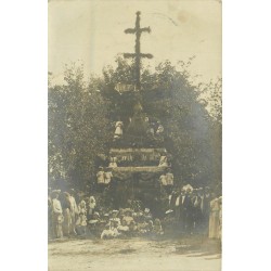 88 MONTHUREUX-SUR-SAONE. " Monument Vive l'Armée " pour feu de la Saint-Jean 1905