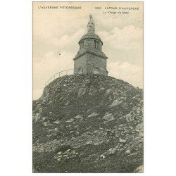carte postale ancienne 63 LATOUR-D'AUVERGNE. Vierge de Natzi 1911