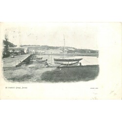 Royaume-Uni JERSEY. St Aubins Quay 1903