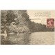 carte postale ancienne 63 LE GOUR DE TAZENAT. Pêcheur à la ligne 1926