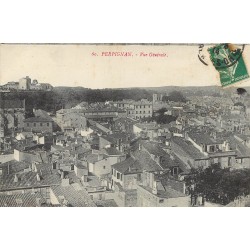 66 PERPIGNAN. Vue aérienne sur la Ville 1914