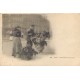 PARIS vieux métiers. Fleuristes ambulants vers 1900