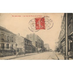 93 LES LILAS. La Poste rue de Paris 1908