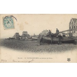 80 CAYEUX-SUR-MER. Les Bateaux de Pêche et jeunes matelots 1904
