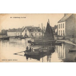 29 L'ILE TUDY. La Cale avec barques de Pêcheurs