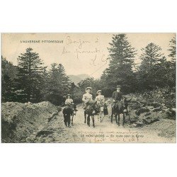carte postale ancienne 63 LE MONT DORE. Ballade sur Anes route de Sancy 1916