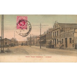 Afrique du Sud DURBAN 1907 Point Tram Terminus