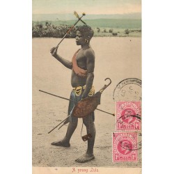 Afrique du Sud DURBAN 1907 A young Zulu