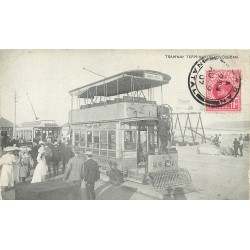 Afrique du Sud DURBAN 1907 Tramway Terminus Beach
