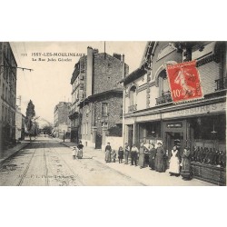 92 ISSY-LES-MOULINEAUX. Mercerie Dukail Rue Jules Gévelot 1914