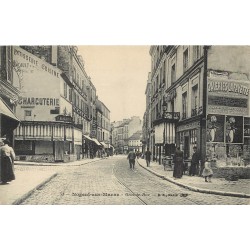 94 NOGENT-SUR-MARNE. Café "Au rendez-vous des Peintres" sur Grande Rue 1919