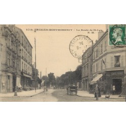 95 ENGHIEN-MONTMORENCY. Café Tabac Vaurs Route de Saint-Leu 1924