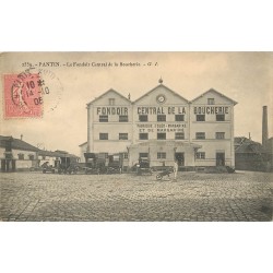 93 PANTIN. Le Fondoir Central de la Boucherie Fabrique de Margarine 1905