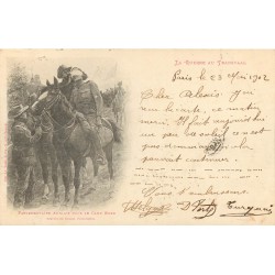 LA GUERRE AU TRANSVAAL 1902 Parlementaire Anglais dans le Camp Boër