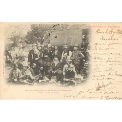 LA GUERRE AU TRANSVAAL 1902 Joubert déjeunant au Camp devant Ladysmith