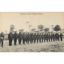 TONKIN. Tirailleurs chinois à Monçay vers 1900