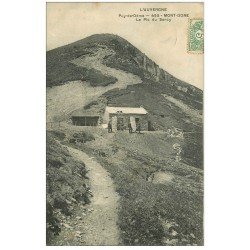 carte postale ancienne 63 LE MONT DORE. Le Pic de Sancy 1907 animé