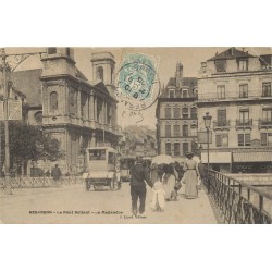 25 BESANCON. Le Pont Battant à la Madeleine 1905