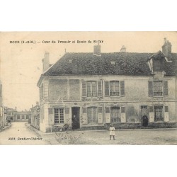 77 DOUE. Cour du Pressoir et Route de St-Cyr 1918