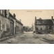 60 BITRY. La rue Principale 1922 animation vers l'Eglise