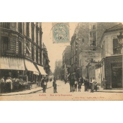 75 PARIS 15. Belle animation rue de la Procession 1906