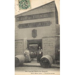 PARIS 15. Bière des Moulineaux "Lachaux" 18 rue Copreau 1907. Entrée des Bosquets