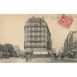 PARIS 15. Dentiste à l'étage angle rue Vaugirard et rue Cherche Midi 1906