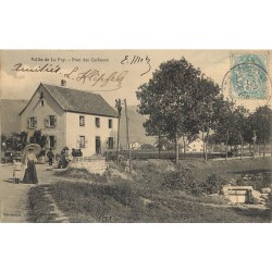 90 Vallée de Le Puy. Pont des Corbeaux avec Artisans télégraphistes 1905