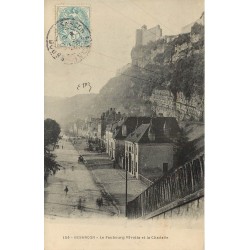 25 BESANCON. Faubourg Rivotte et Citadelle 1905