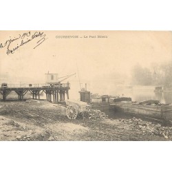 92 COURBEVOIE. Le Pont Bineau 1903