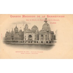 PARIS Exposition de 1900. Pavillons Italie, Turquie, Etats Unis