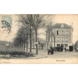 94 SUCY-EN-BRIE. Hôtel Café Restaurant Tabac "Petit-Val" 1905 attelage Poney