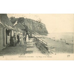 76 BERNEVAL-SUR-MER. Plage et Falaises 1922