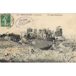 02 BERRY-AU-BAC. La Sucrerie détruite 1919