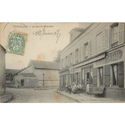95 FREPILLON. Café "Au rendez-vous des Chasseurs" Rue de Pontoise 1907