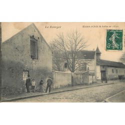 93 LE BOURGET 1909. Maison criblée de balles en 1870